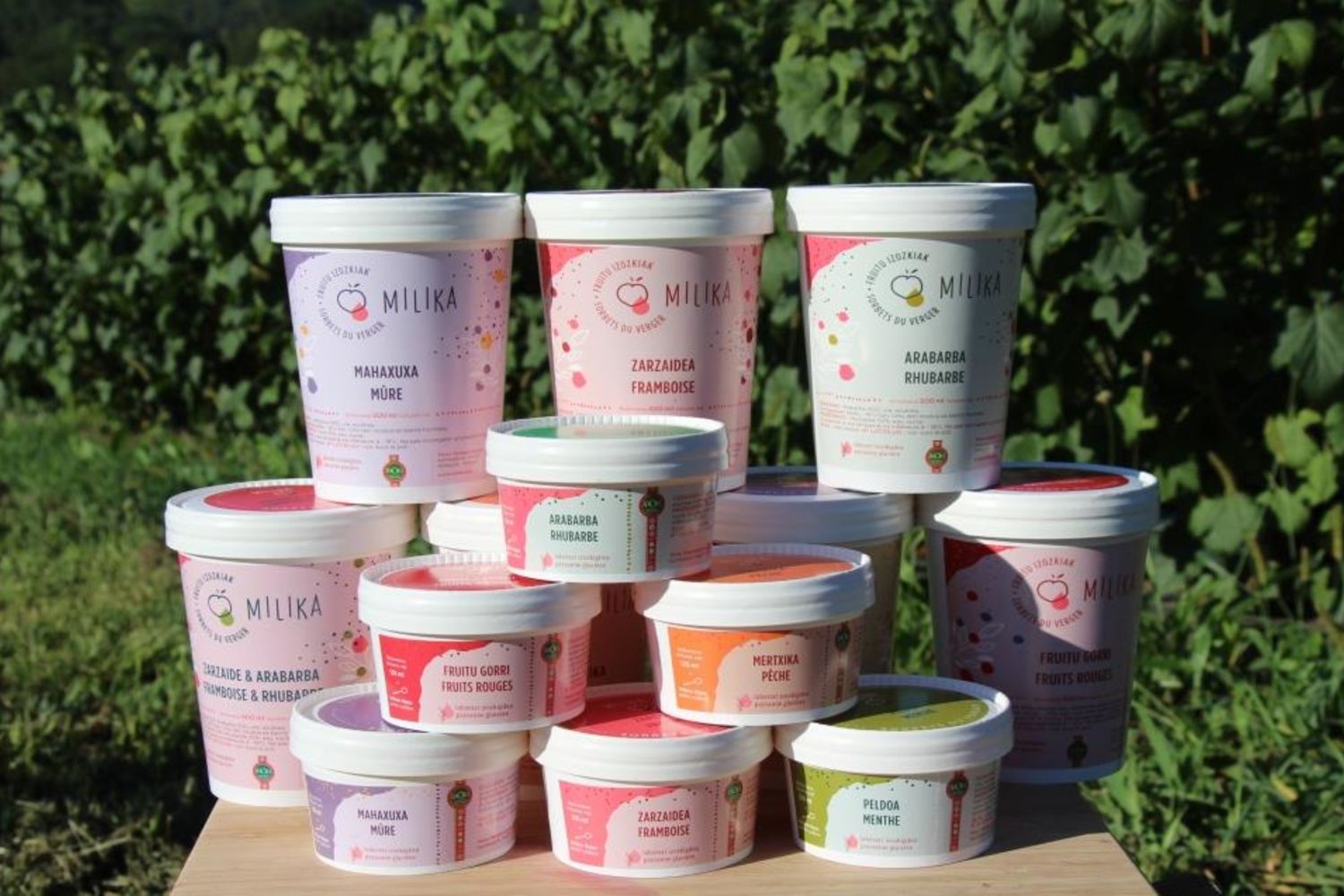 Fruits - Milika - Sorbets en pots