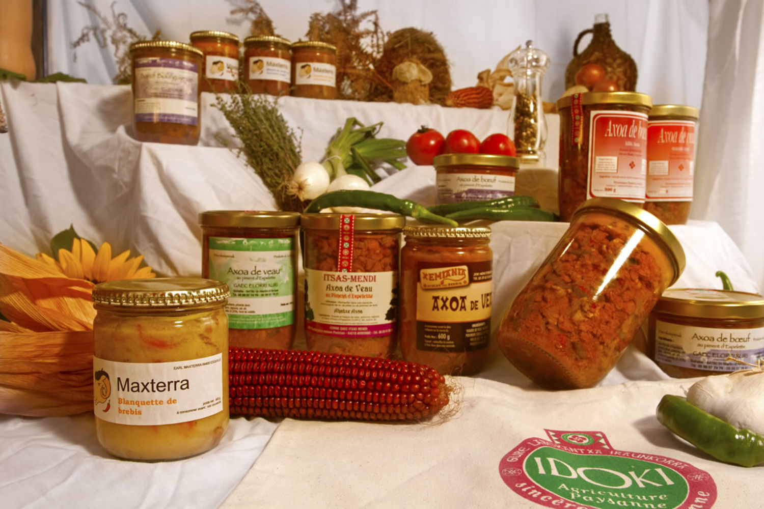 Plats cuisines viandes axoa kontserbak