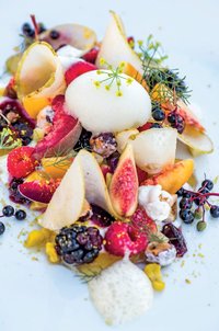 Sorbet aux fleurs de sureau de Fabrice Idiart (Photo Christophe Lebrun)(Photo Christophe Lebrun)