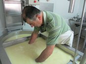 Le fromage est prêt à être ramassé